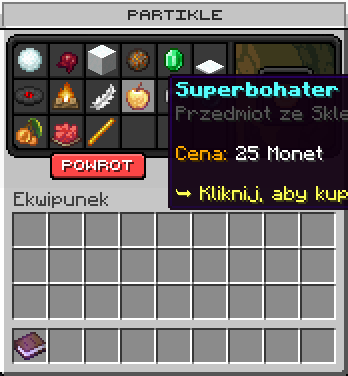 Sklep za Monety — GUI ZadymaMC