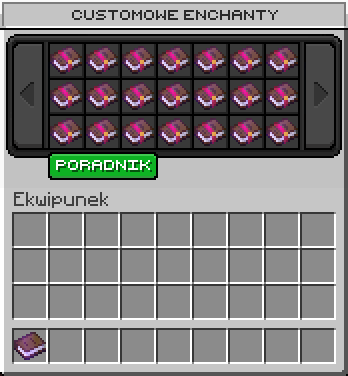 Customowe enchanty — GUI ZadymaMC